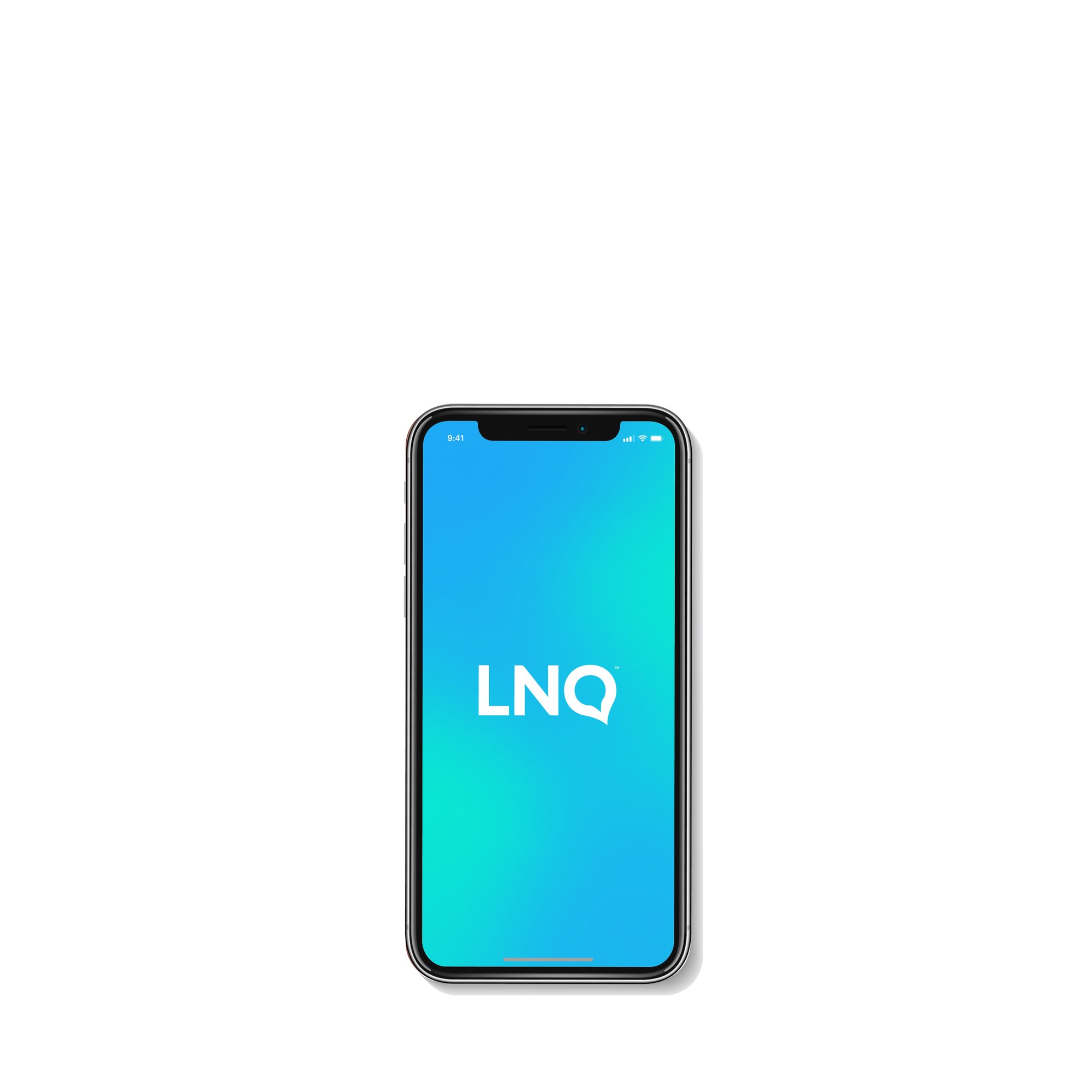 LNQ phone with neutral background